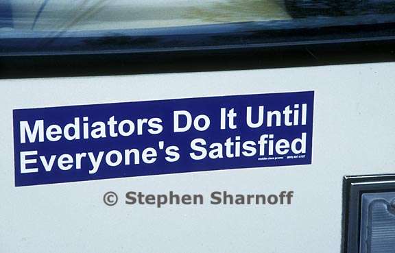 mediators bumpersticker